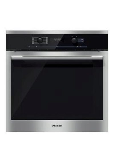 Miele H6160B Built-In Single Electric Oven - Steel Miele H6160B Built-In Single Electric Oven - Steel